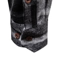 thumbnail image 6 of qolati Mens Plaid Long Sleeve Shirts Classic Button Down Shirt Jacket Tops Regular Fit Casual Business Dress Shirts, 6 of 6