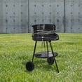 thumbnail image 3 of 2 Pcs Roues de Remplacement 6 Pouces pour Barbecue avec Couvercle Roues de Remplacement pour Tondeuse à Gazon Chariot Noir, 3 of 8