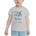 thumbnail image 2 of Hand Picked for Earth By My Grandpa In Heaven Cute Toddler Tshirts for Boys Girls (Gray, 5/6T), 2 of 5