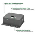 thumbnail image 3 of Sarlai 25 x 22 Inch Stainless Steel Drop In Single Bowl Kitchen Sink, 3 of 9