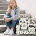 thumbnail image 2 of Jeiento 5 Piece Backpack Set for Boys and Girls Water-Resistant Large Capacity Cute Panda Backpack, Lunch Bag, Pencil Case, Water Bottle Holder and Keychain for Back to School, 2 of 6