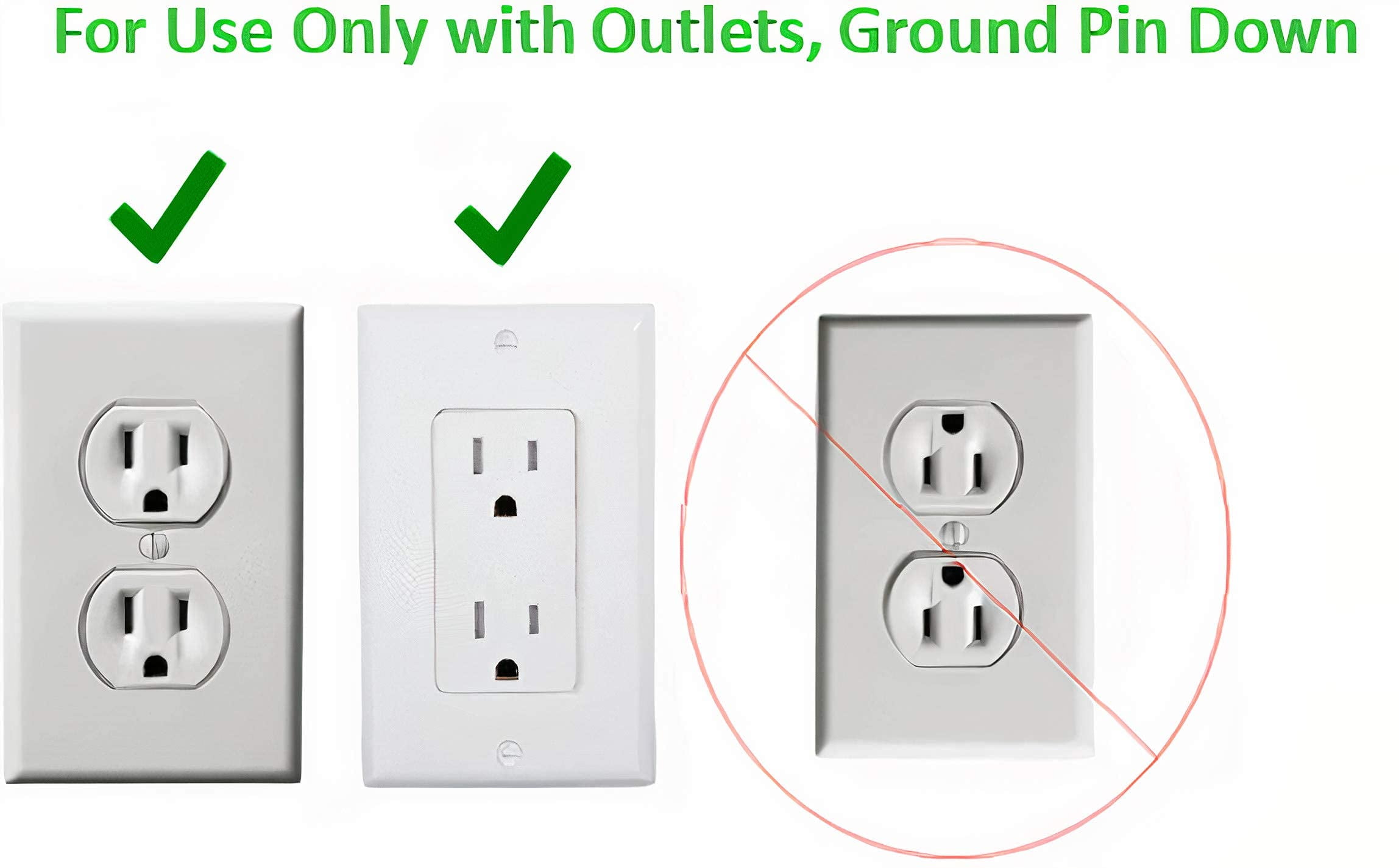 Sleek Socket Wall Outlet Concealer with 8-ft Extension Cord with Multiple Outlets