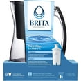 thumbnail image 2 of Brita 8 Cup Filter Pitcher with 1 Brita Standard Filter, Made Without BPA, Marina, Black, 2 of 10