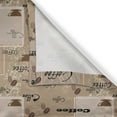 thumbnail image 5 of Ambesonne Coffee Grommet Curtain, Coffee Typography Beans, 50" x 84", Pale Brown Black, 5 of 6