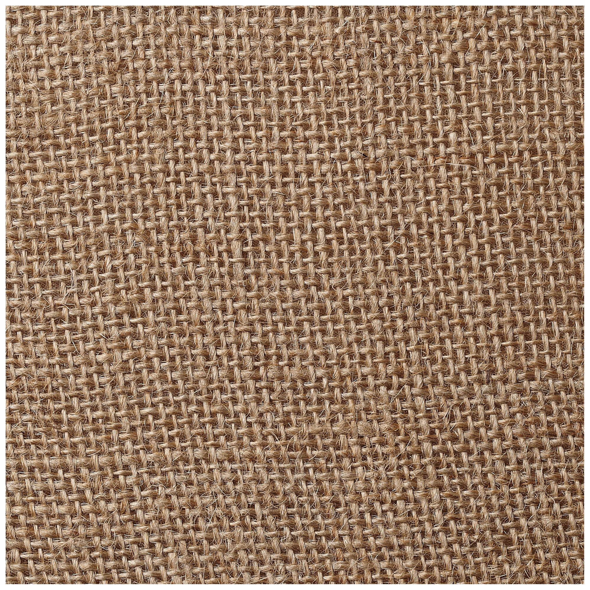 Springcrest Natural Burlap Medium Drum Lamp Shade 13" Top x 16" Bottom x 11" Slant x 10.75" High (Spider) Replacement with Harp and Finial