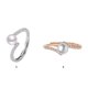 thumbnail image 4 of Qarigey Anillos ajustables elegantes para mujer, regalo para cada ocasión, anillo de dedo hermoso y elegante Ropa, zapatos y accesorios Miscelánea Oro rosa, 4 of 6