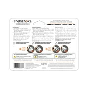 ChefsChoice Manual 2-Stage Knife Sharpener, White/Orange, D4770