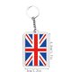 thumbnail image 5 of Flag Keychain Set Flag Acrylic Key Ring Pack For Bags Keys Travel Gifts, 5 of 5