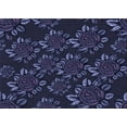 thumbnail image 1 of Ahgly Company Machine Washable Indoor Rectangle Transitional Night Blue Area Rugs, 5' x 8', 1 of 7