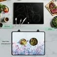 thumbnail image 5 of Renewold Stove Top Cover for Glass Stove Top, Ceramic Glass Stove Cover Mat Oil Resistant Prevent Scratching Oven Mat Protector Expands Usable Space, Floral Butterfly Blue, 5 of 7
