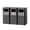 Black-1, variant on Outdoor Two Barrel Trash Can – Waterproof Resin Garbage Bin with Recycling Labels – Fits 30-39 Gallon Trash Bags, Durable Waste Bin for Porch, Backyard & Kitchen(33.07 * 16.54 * 35.43)