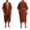 Red, variant on WAGUTH Mens Bathrobe Set Satin Printed Kimono Robe & Shorts with Belt Lightweight Soft Loungewear