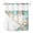 Brown Green, variant on No Hook Beach Coastal Shower Curtain with Snap in Liner Set, Summer Coral Starfish Nautical Ocean Waterproof Fabric Bathroom Curtains with See Through Top Window, Hotel Style Small 36 x 72 Inch