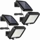 thumbnail image 1 of 2 Pack 56 Led Solar Lights Outdoor with Motion Sensor, IP65 Waterproof, 120 Lighting Angle, Solar Powered Wall Light for Garden with 16.5m Cable, 1 of 5