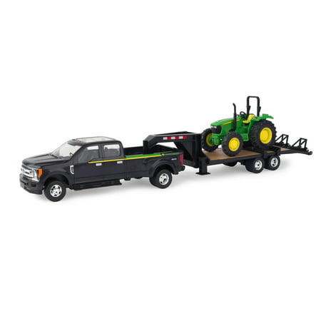 John Deere Toy Truck 2017 Ford F350 & 5075E Tractor 1:32