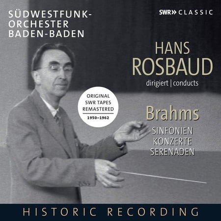 Brahms / Anda / Gieseking - Hans Rosbaud Conducts Brahms - Music & Performance - CD