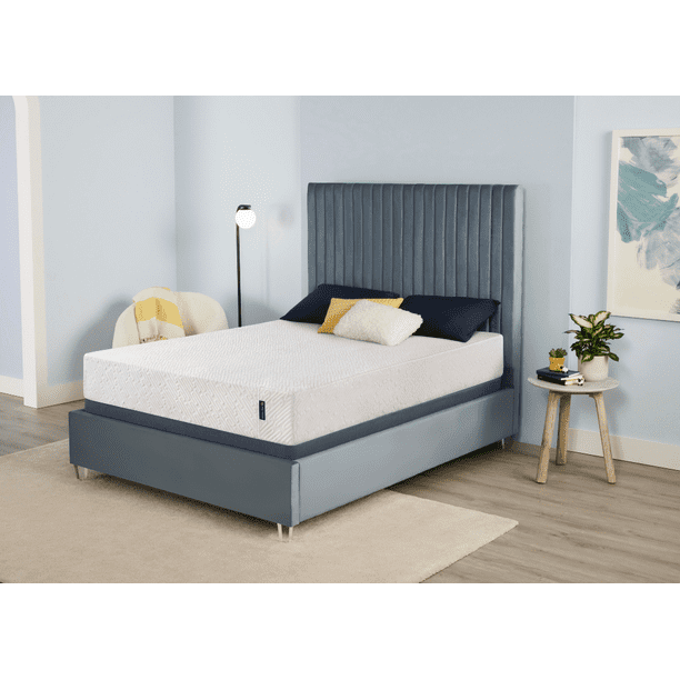 Serta 10” Cooling Gel Memory Foam Mattress in a Box, Medium, Queen