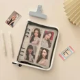 thumbnail image 4 of Kpop A5 Zipper Binder Collect Book Refill Organizer DIY Journal Dairy Transparent Idol Photo Album Kawaii Stationery Supplies, 4 of 10