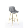 thumbnail image 6 of 26-Inch Set of 2 Bar Stools with Chrome Footrest | Perfect for Pub and Restaurant Settings | Enhance the Overall Ambiance, 6 of 6