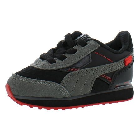 

Puma Future Rider Baby Boys Shoes Size 4 Color: Black/Black/Red
