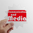 thumbnail image 1 of Major Communication And Media Red Sun Vinyl Sticker Luggage Graffiti Flower Decal, 1 of 3