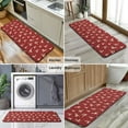 thumbnail image 6 of Red Christmas Deer and Tree Pattern Kitchen Rug Mat,Kitchen Runner Rugs Non Skid Washable,Decorative Kitchen Floor Mats for Kitchen,Sink,Laundry,17"x47.2", 6 of 7