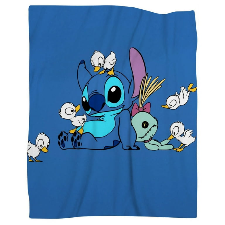 Cute Stitch Anime Stitch Blanket Ultra Soft Flannel Blankets Suitable for  Kids and Adults Home Decor Manga Bedding Couch Living Room All Season 