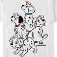 thumbnail image 2 of Men's One Hundred and One Dalmatians Puppy Love Graphic Tee White 2X Large, 2 of 5