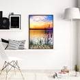 thumbnail image 3 of Pintura digital paisaje atardecer lago pájaros pintura por números sobre lienzo decoración del hogar FLhrweasw Nuevo, 3 of 9