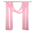 thumbnail image 6 of Wedding Arch Drapes 29.5x236.2 Inch Sheer Chiffon Fabric Soft Flowy Gauze Curtain for Outdoor Ceremony Party Stage Decor, 6 of 6