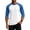 Blue_001, variant on Men's Casual Shirts Classic Raglan Basic Soft Cotton 3/4 Long Sleeve Sports Baseball Jerseys T Shirts fashion comfort Loose top Blue XXXL