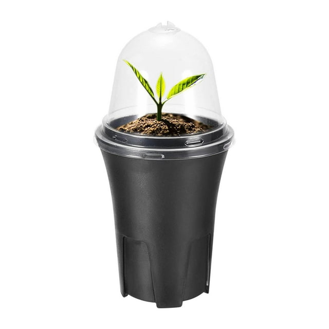 Plastic Round Planter Pot, Nursery Flower Container, Outdoor Garden Plant Pot, Indoor Flower Plant Pot, Lightweight Planting Pot, Garden Flower Pot, Heat Absorption Plant Pot