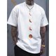 thumbnail image 1 of Men's Casual Print T-Shirt - Breathable Polyester, Crew Neck, Machine Washable - Perfect for Summer Outings & Sports, 1 of 5