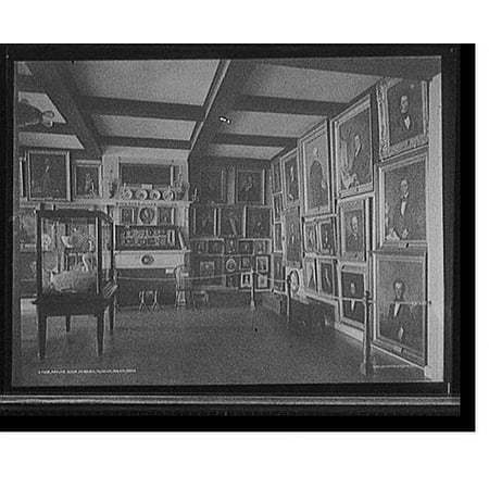 Historic Print, Marine Room, [East India Hall], Peabody Museum, Salem, Mass., 18" x 24"