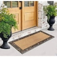 thumbnail image 5 of A1HC Natural Coir and Rubber Door Mat, 30"x60" Thick Durable, Heavy Duty, Fade-Resistant, Long-Lasting Outdoor Entrance Doormat, Paisley Border Bronze, 5 of 6