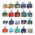 thumbnail image 1 of Injueey 20 pack/lote bolsas de mano navideñas con asas embalaje de regalo tela de tamaño adecuado de amplia aplicación Kits de decoración para fiestas, 1 of 6