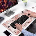 thumbnail image 2 of Long Mouse Pads for Desk,Kawaii Halloween Ghosts Pattern Desk Mats on Top Of Desks, Desk Mouse Pad Extra Large with 3mm Non-Slip Base and Stitched Edge for Gaming,Office,Work,Home 31.5x15.7in, 2 of 5