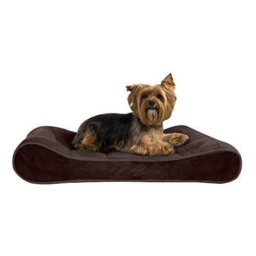 Furhaven Pet Dog Bed Available in Multiple Colors & Styles Orthopedic Ergonomic Luxe Lounger Cradle Mattress Pet Bed w/ Removable Cover for Dogs & Cats