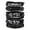 A, variant on 6PCS Braided PU Leather Bracelet Punk Rock Cuff Wrap Bracelets for Men Women Adjustable Black, 7 9 inch, Leather