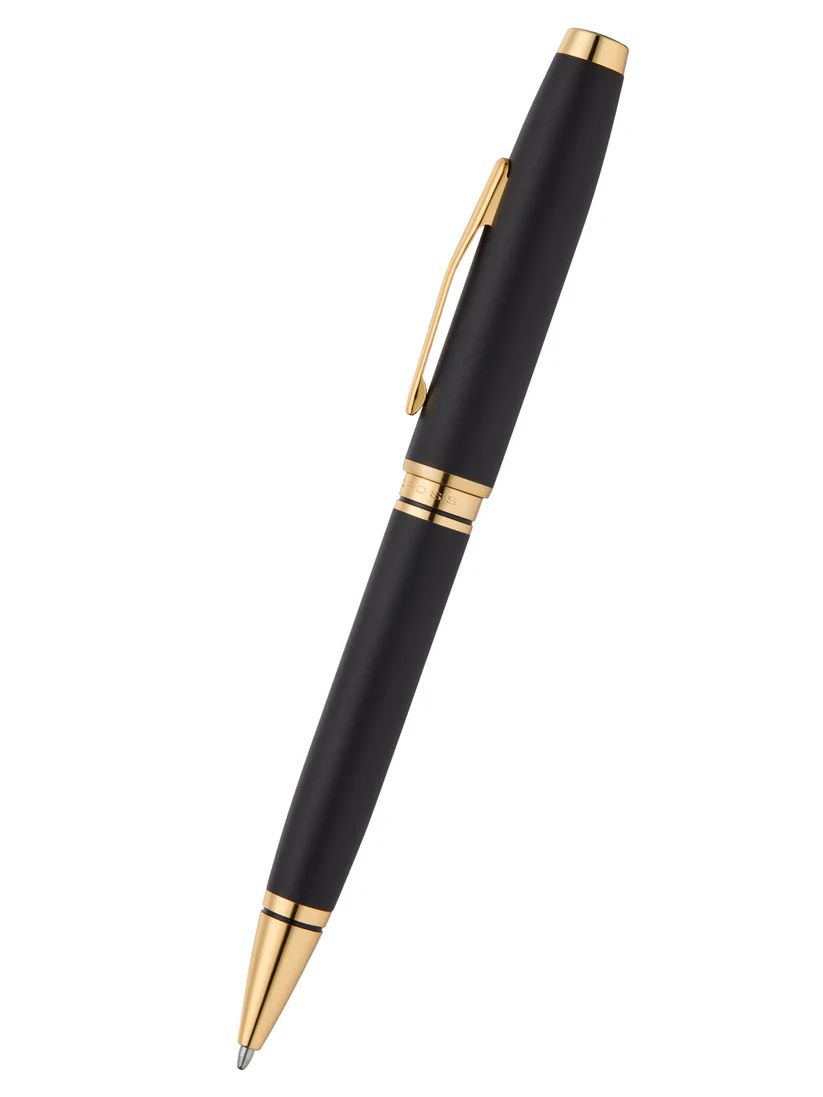 Cross Coventry Matte Black Lacquer with Gold PVD Appointments Ballpoint Pen