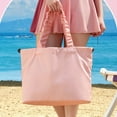thumbnail image 6 of Large Sandproof Beach Tote Bag with Zipper, Waterproof Swim Pool Beach Bag for Women, Travel Carryall for Summer, 6 of 7