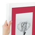 thumbnail image 6 of ArtToFrames 20x24" Matted Picture Frame with 16x20" Single Mat Photo Opening Framed in 1.25" Satin White Frame and 2" Rouge Mat (FWM-3966-20x24), 6 of 8