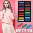thumbnail image 2 of Temporary Hair Chalk Pens Hair Dye Washable Hair Color Non-toxic Temporary Bright Hair Color Cream for Girls Kids Adults, 2 of 9