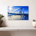 thumbnail image 2 of Elephant Stock Snowy Mountain Ski Trip Wall Art - Horizontal Canvas Wall Art - Living Room Wall Decor - Sports Canvas - Blue And Beige Decor - 12" x 8", 2 of 8