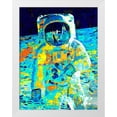 thumbnail image 2 of Stephen Chambers 19x24 White Modern Wood Framed Wall Art Titled - Buzz Moon 20, 2 of 6