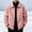 c01Pink, variant on Men's Faux Suede Jacket Full Zip Trucker Coat Plus Size Lapel Leather Jackets Vintage Style Fall Winter Business Casual Brown XXXL