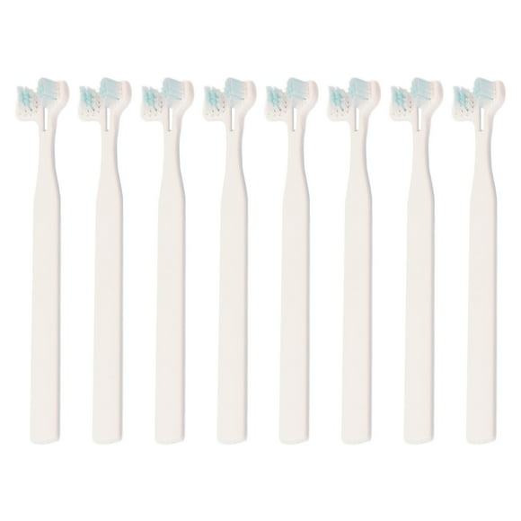 8Pcs Household Dog Toothbrushes Comfortable Cat Toothbrushes Convenient Tooth Brushes
