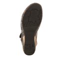 thumbnail image 6 of Spring Step L’Artiste Women's Koraline Mary Jane Flat Shoes – Hand Painted Floral Leather, Cushioned Microsuede Footbed, Adjustable Ankle Strap, 2″ Cork Wedge Heel, 6 of 8