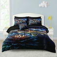 thumbnail image 3 of Sea Turtle Comforter Set 8 Pieces Sea Turtle Bed in a Bag 100% Soft Microfiber Ocean Comforter Set for Bedroom Marine Life Bedding Comforter Set for Girls Boys Ocean Beach Theme Coastal Bedding Set, 3 of 18