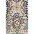 thumbnail image 2 of SAFAVIEH Bella Meriel Floral Paisley Wool Area Rug, Ivory/Blue, 5' x 8', 2 of 10
